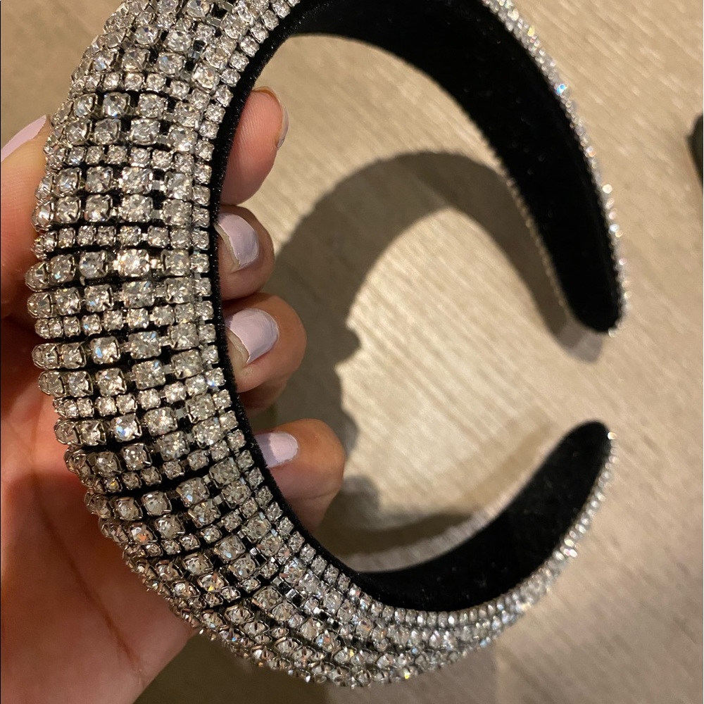 Studded rhinestone headband! Never worn